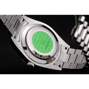 Super Clone Rolex DateJust Polished Stainless Steel Bezel Grey Dial 42000 - Image 8