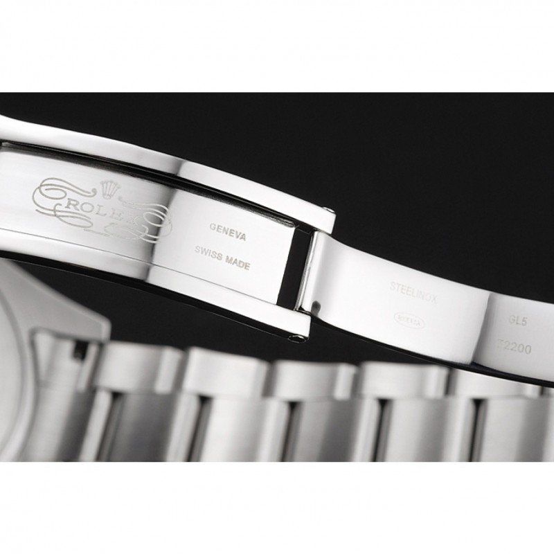 Super Clone Rolex Milgauss Black Dial Orange Markings Stainless Steel Case And Bracelet - Image 9