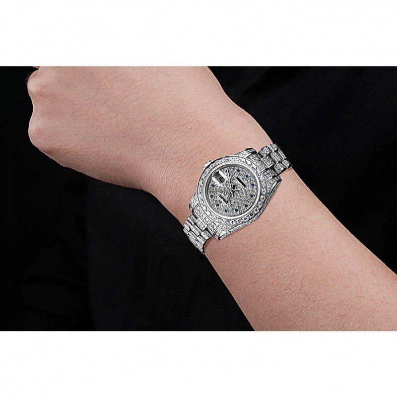 Super Clone Rolex DateJust Diamond Dial Stainless Steel 622022 - Image 10