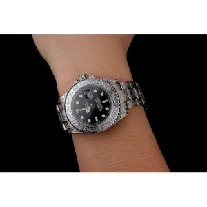 Super Clone Rolex Submariner Skull Limited Edition Black Dial White Case And Bracelet 1454093 - Imagen 10