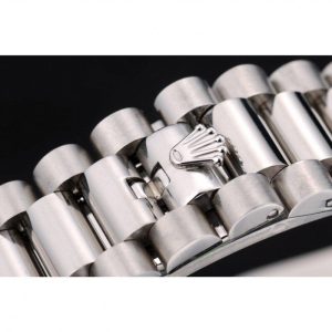 Super Clone Rolex DateJust Polished Stainless Steel Bezel Grey Dial 42000 - Image 6