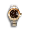 Rolex GMT Master II Gold Colored Ceramic Bezel Brown Dial Watch