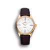 Rolex Cellini White Dial Gold Case Brown Leather Strap 622833