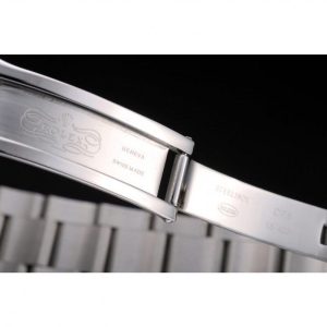 Super Clone Rolex Explorer Stainless Steel Bezel Black Dial Watch – Image 7