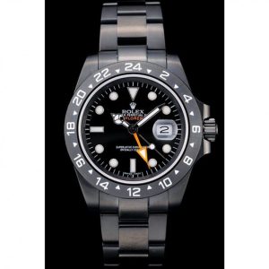 Super Clone Rolex Explorer Black Ceramic Bezel Black Dial Watch 98239 - Imagen 2