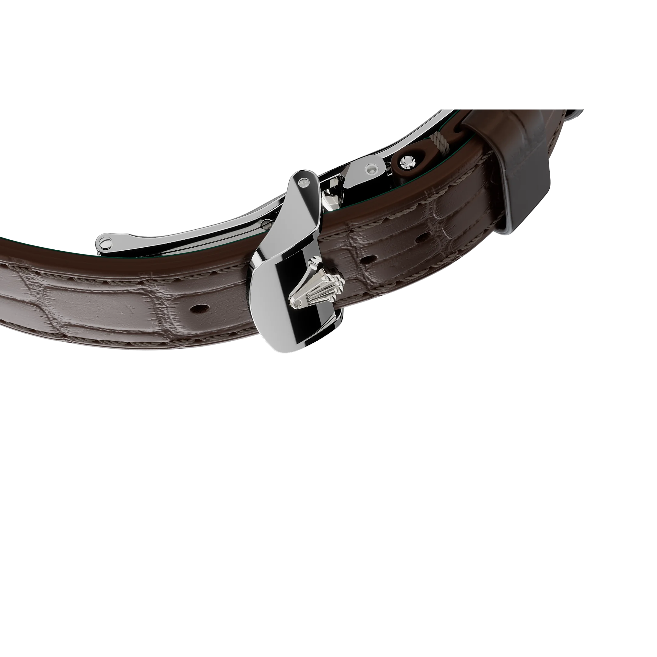 Rolex 1908: 39 mm, white gold with an alligator leather strap, m52509-0006 - Imagen 7