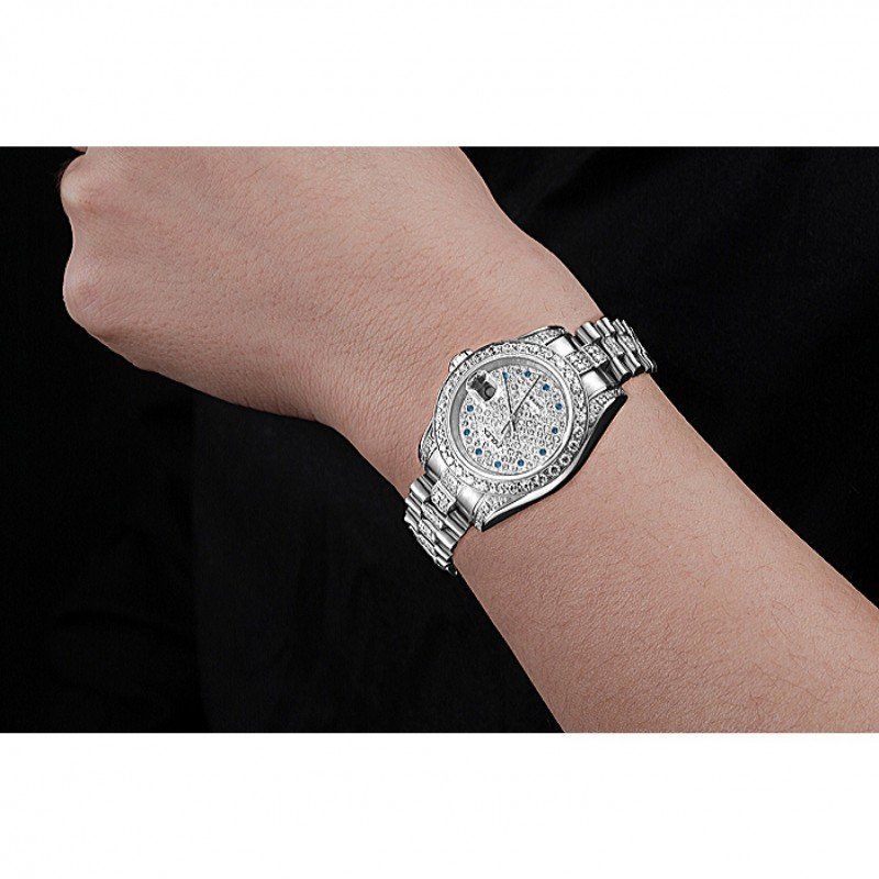 Super Clone Rolex DateJust Diamond Dial Stainless Steel 622021 - Image 10
