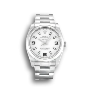Rolex Air-King White Quarter Arabic 114200
