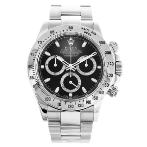 Super Clone Rolex Daytona Black 116520 - Image 4