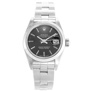 ⁦Rolex Datejust Black Dial Ladies 69160⁩ - الصورة ⁦4⁩