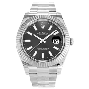 Rolex Datejust II Black 116334 - Image 4