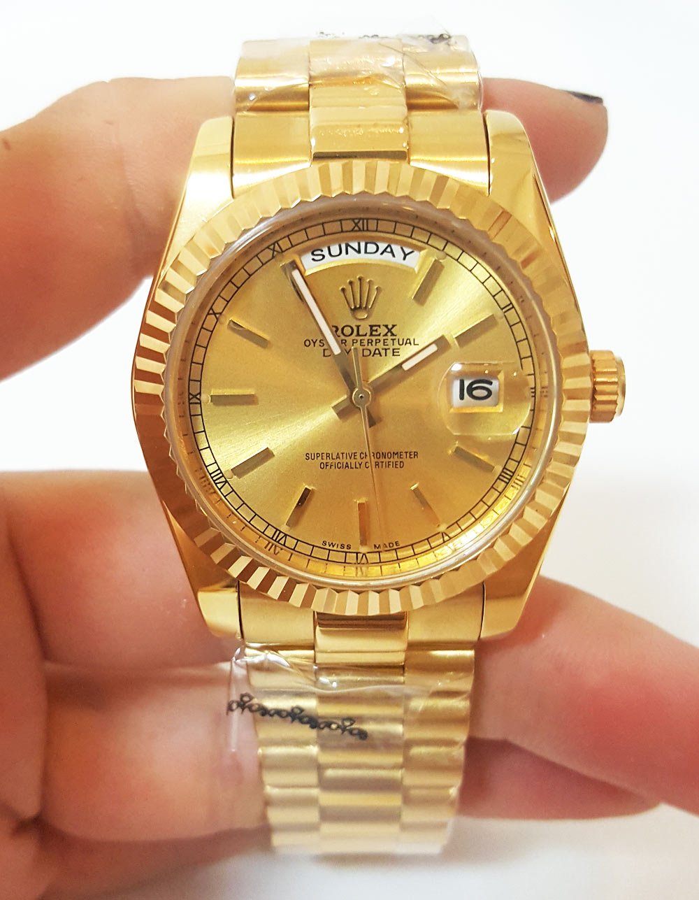 Rolex Day-Date Champagne 1803 - Image 4