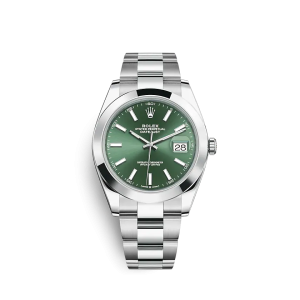 Rolex Datejust 126300 41mm Mint green (Oyster)