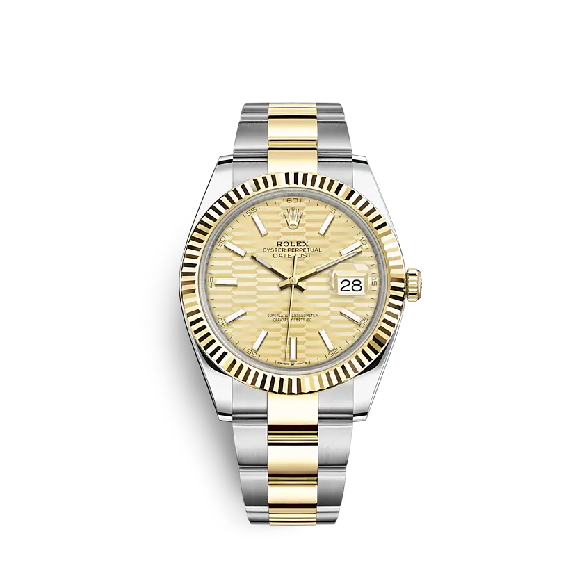 Rolex Datejust 126333 41mm Golden (Oyster) Motif Dial