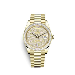 Rolex Day-Date 228398TBR 40mm Diamond-paved