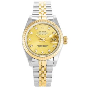 Rolex Datejust Gold and Diamonds Ladies 69173 – Image 4