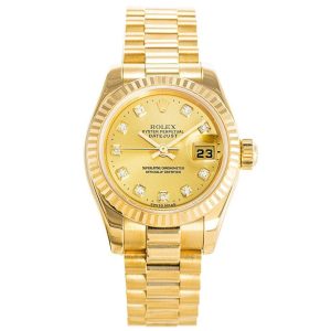 ⁦Rolex Datejust Gold Ladies 179178⁩ - الصورة ⁦4⁩