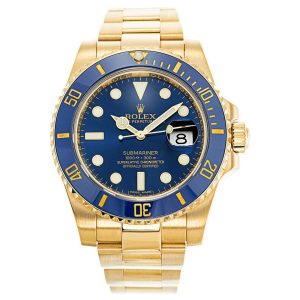 Rolex Submariner Blue Dial Gold 116618LB - Imagen 4