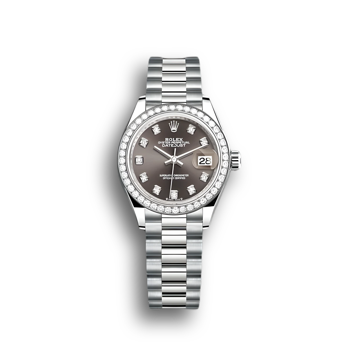 Rolex Lady-Datejust 279139RBR 28mm Dark grey