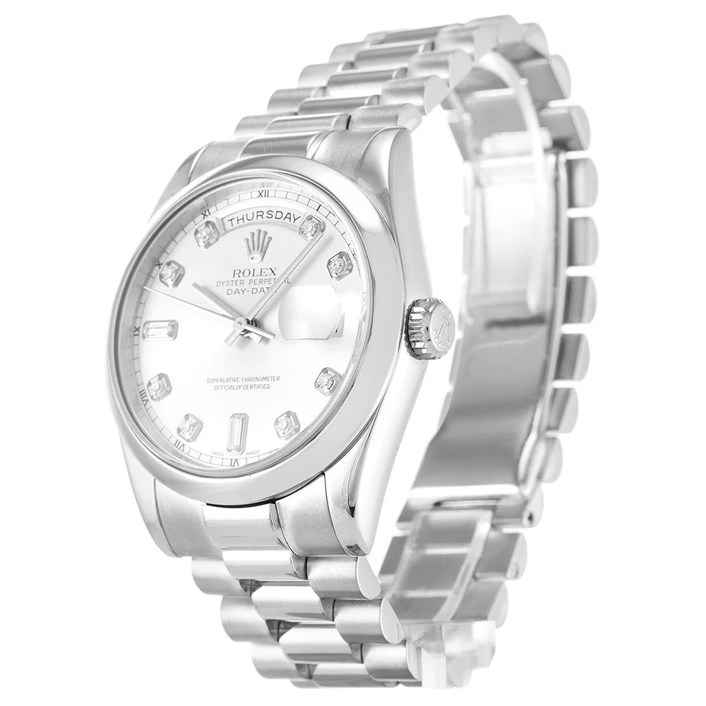 Rolex Day-Date Silver 118209 - Imagen 3
