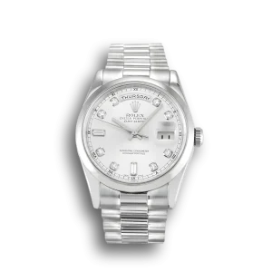 Rolex Day-Date II Silver 218239