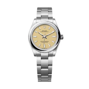 Super Clone Rolex Oyster Perpetual 277200 Beige Dial - Image 5