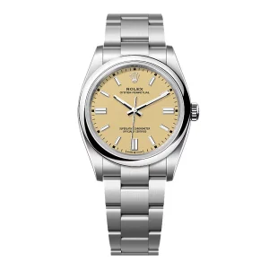 Super Clone Rolex Oyster Perpetual 277200 Beige Dial - Image 6