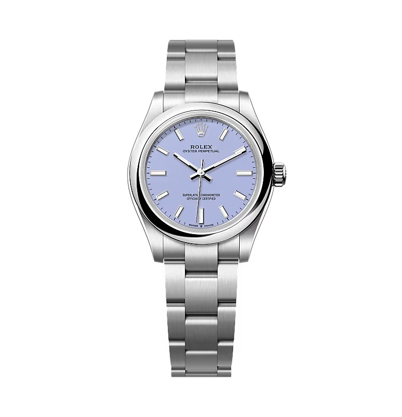Super Clone Rolex Oyster Perpetual 277200 Lavender Dial - Imagen 5