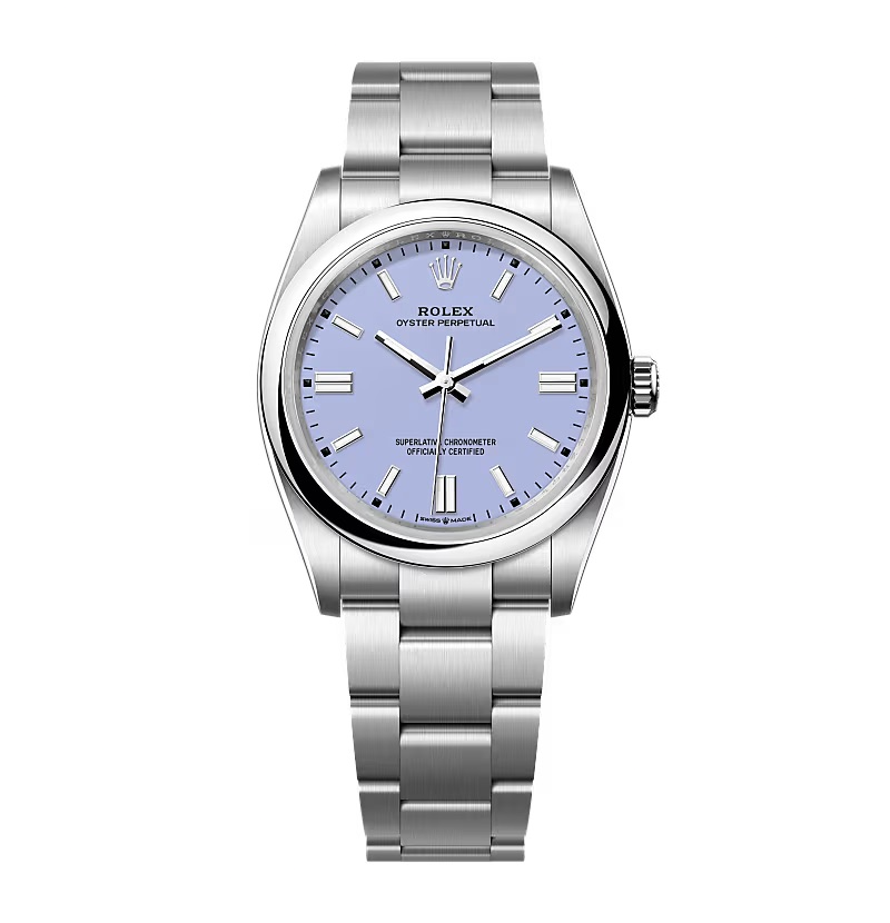 Super Clone Rolex Oyster Perpetual 277200 Lavender Dial - Imagen 6