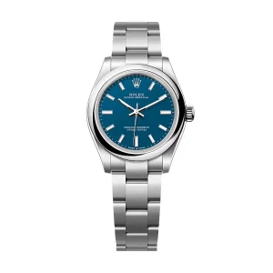 Super Clone Rolex Oyster Perpetual 277200 Med Blue Dial - Imagen 5