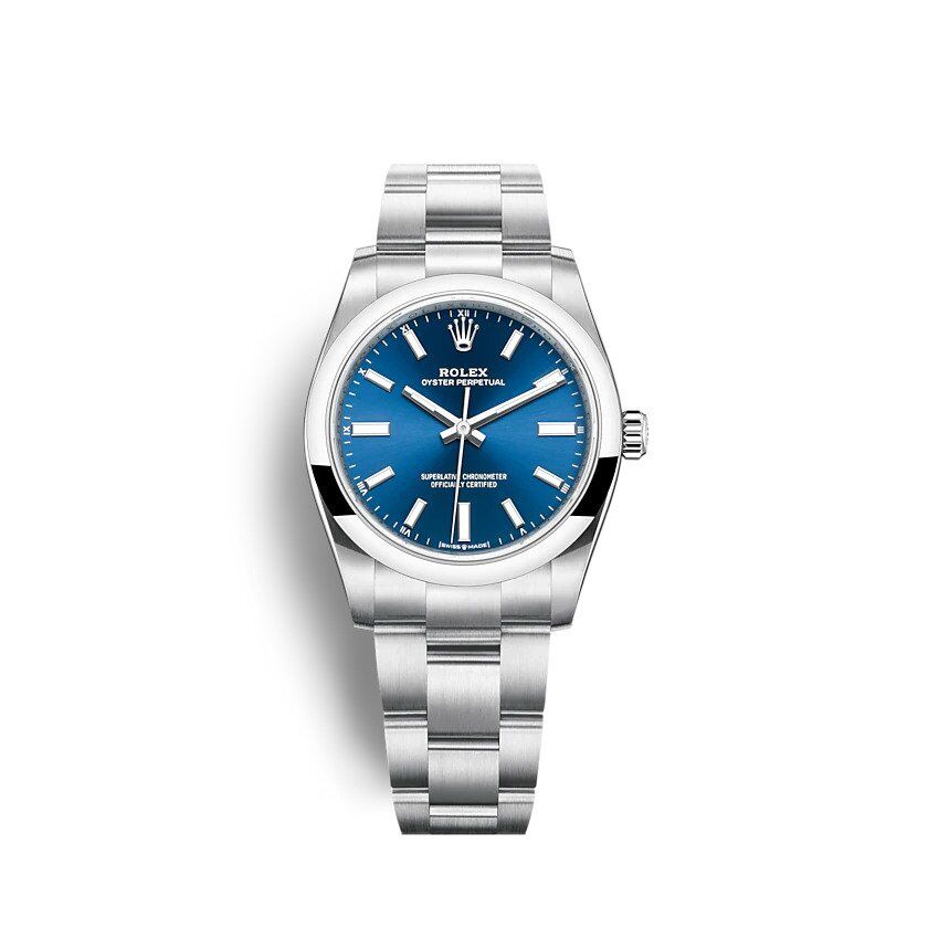 Rolex Oyster Perpetual 34mm Blue - Afbeelding 5