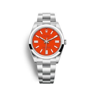 Rolex Oyster Perpetual 41mm Coral Red - Image 5