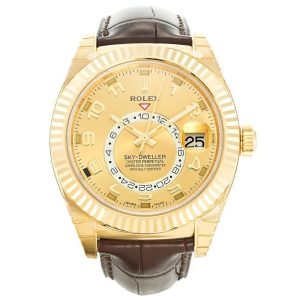 ⁦Rolex Sky-Dweller Gold 326138⁩ - الصورة ⁦4⁩