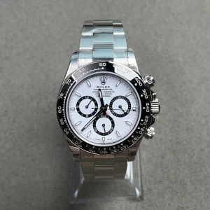 Alternative view of Super Clone Rolex Daytona 126500LN (Panda)