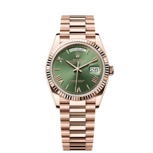 Super Clone Rolex Day-Date Olive Dial 128235 36 mm