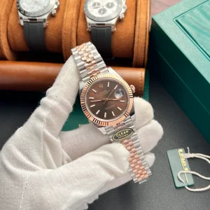 Super Clone Rolex Datejust Chocolate Dial 126331 Jubilee 41 mm - Image 7