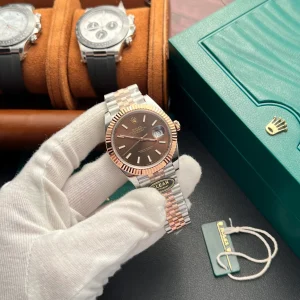 Super Clone Rolex Datejust Chocolate Dial 126331 Jubilee 41 mm - Image 5