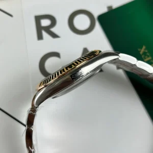 Super Clone Rolex Datejust Chocolate Dial 126331 Oyster 41 mm - Imagen 4