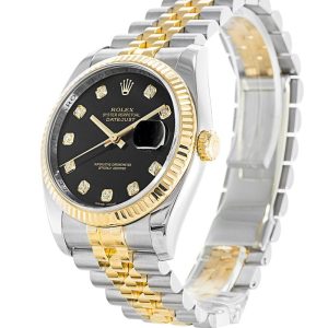 Rolex Datejust Two Tone Black - Image 2