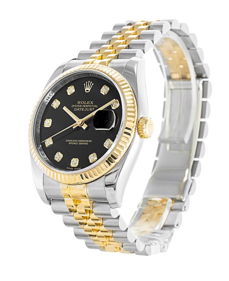 Rolex Datejust Two Tone Black - Image 2