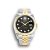 Rolex Datejust Two Tone Black