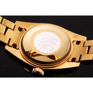 Super Clone Rolex DayJust Diamond Pave Dial Gold Diamond Bracelet 1453955 - Image 8