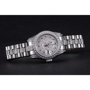 Super Clone Rolex DateJust Diamond Dial Stainless Steel 622021 - Image 4