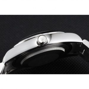 Super Clone Rolex Milgauss Black Dial Orange Markings Stainless Steel Case And Bracelet - Image 6