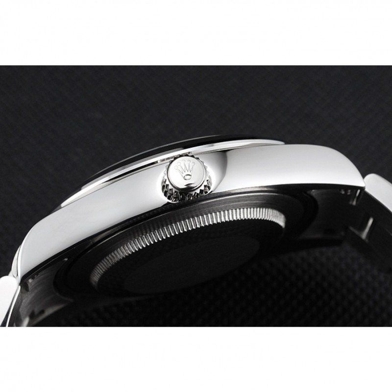 Super Clone Rolex Milgauss Black Dial Orange Markings Stainless Steel Case And Bracelet - Image 6