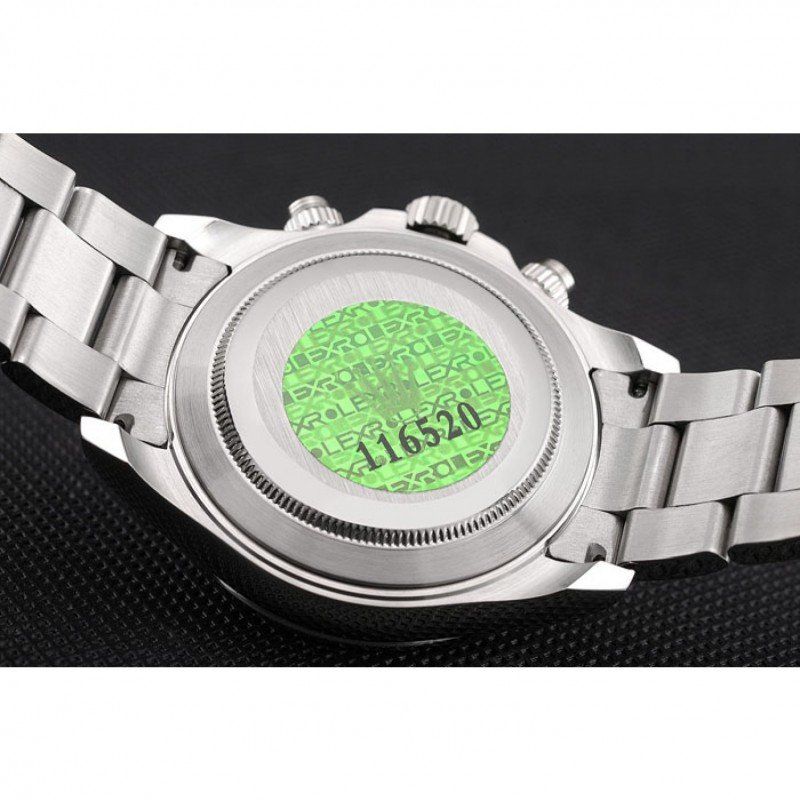 Super Clone Rolex Daytona Stainless Steel Bracelet Black Dial 80296 - Image 7