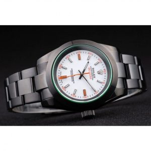 Rolex Milgauss Pro-Hunter Tinted Green Saphire White Dial PR116610 - Imagen 4