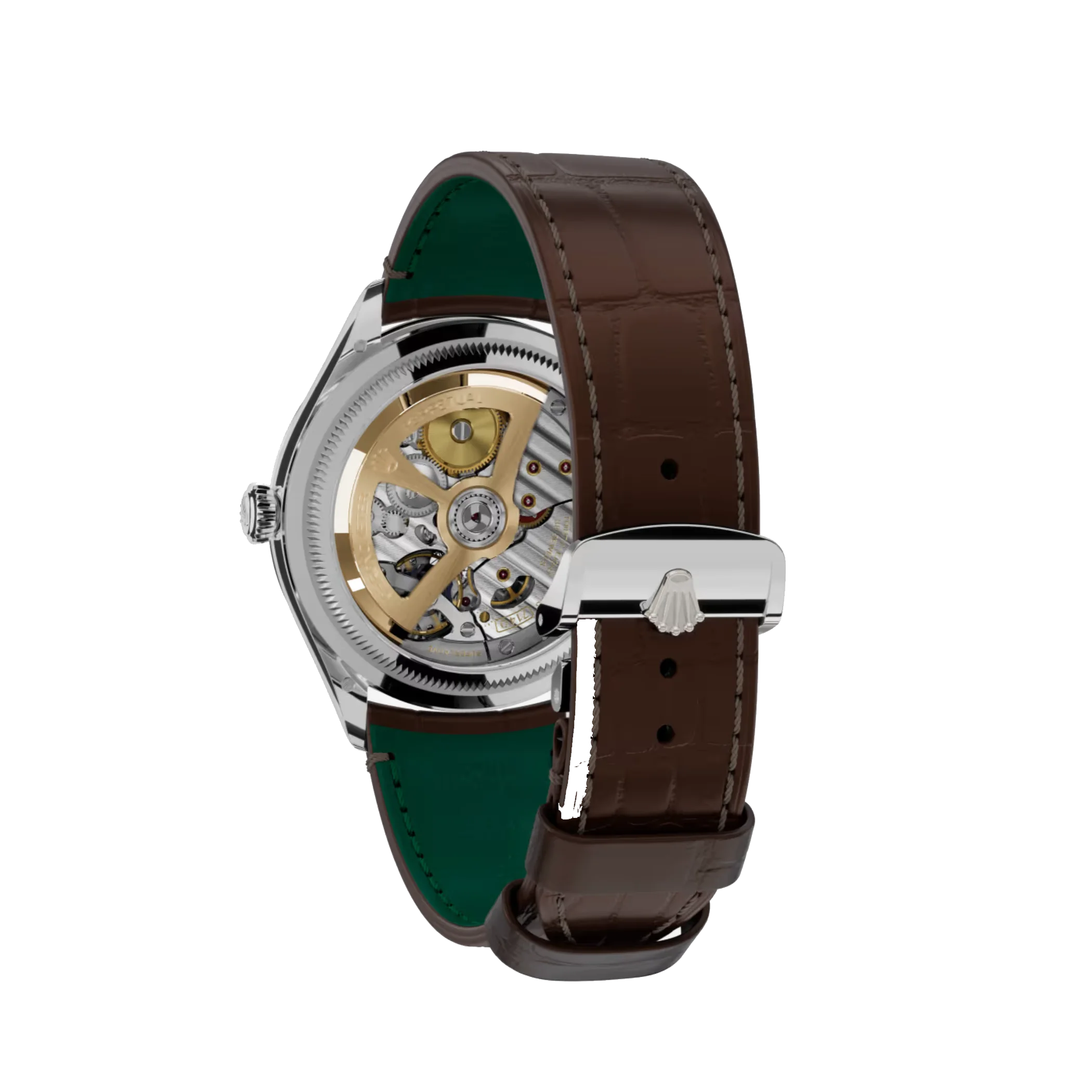 Rolex 1908: 39 mm, yellow gold with an alligator leather strap, m52508-0006 - Image 8