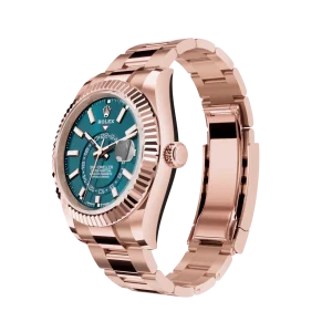 Rolex Sky-Dweller: 42 mm, Everose gold with a blue-green dial and an Oyster bracelet, m336935-0001 - Image 3