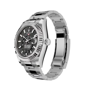 Alternative view of Rolex Sky-Dweller: 42 mm, Oystersteel and white gold with a bright black dial and an Oyster bracelet, m336934-0007
